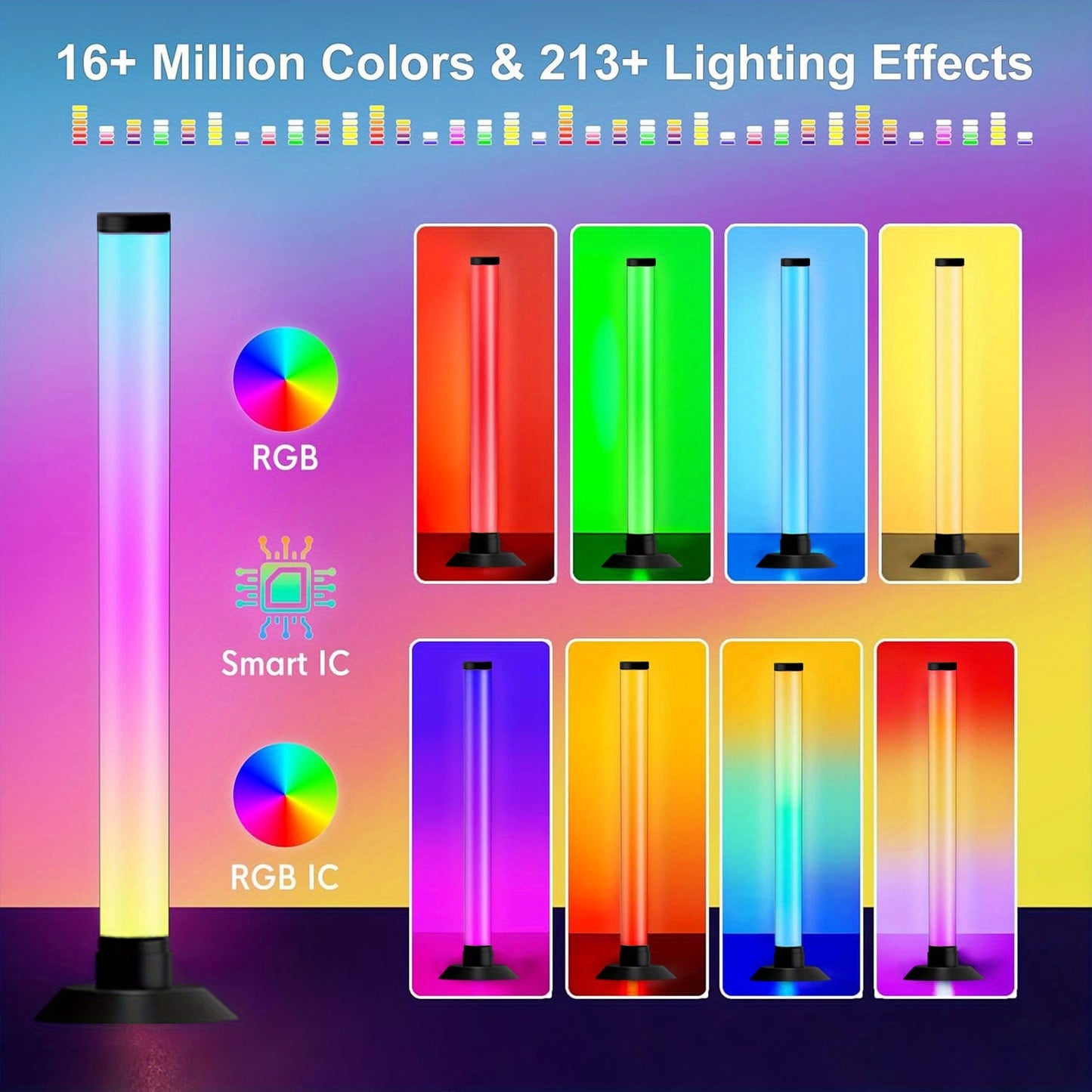 RGBIC Light Bar, for Smart LED Light Bar for Room