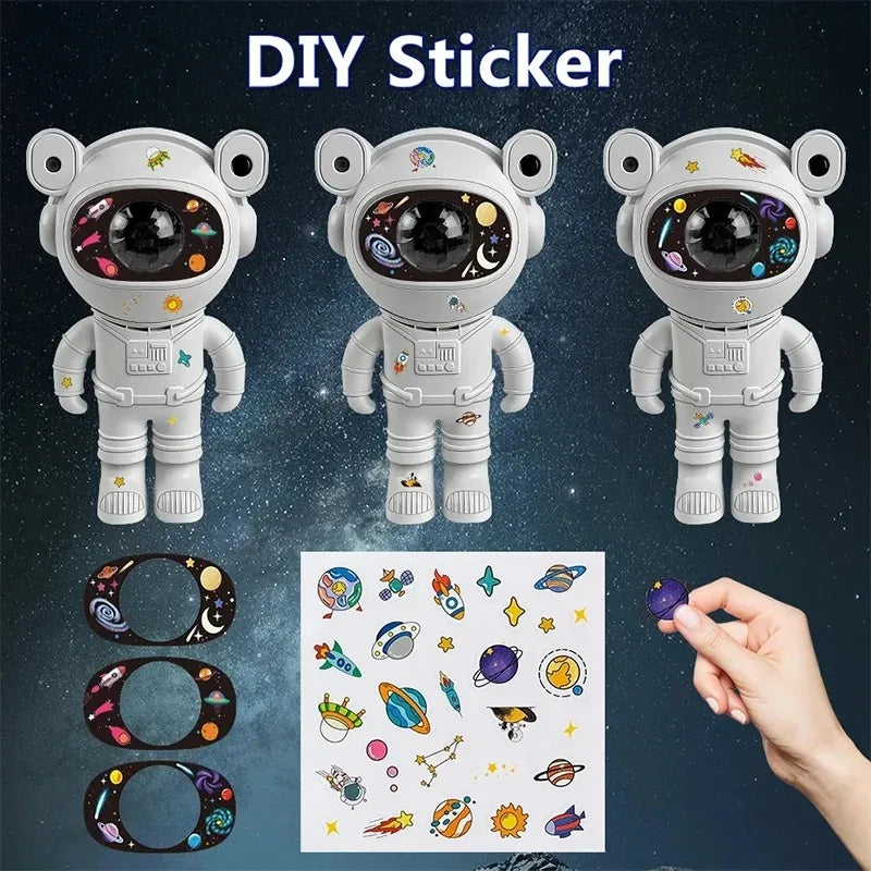 Kids Star DIY Projector Night Light – Astronaut & Galaxy Design