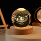 Gift Festival USB LED Night Light, Galaxy Crystal Ball Lamp