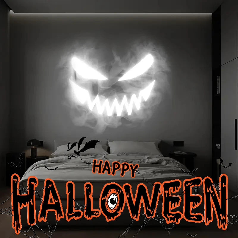 Halloween USB Projector Light – Skull & Ghost LED Lamp