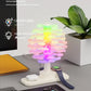 Spiral Tree LED Lamp with Wireless Charging & Colorful Lights