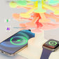 Spiral Tree LED Lamp with Wireless Charging & Colorful Lights