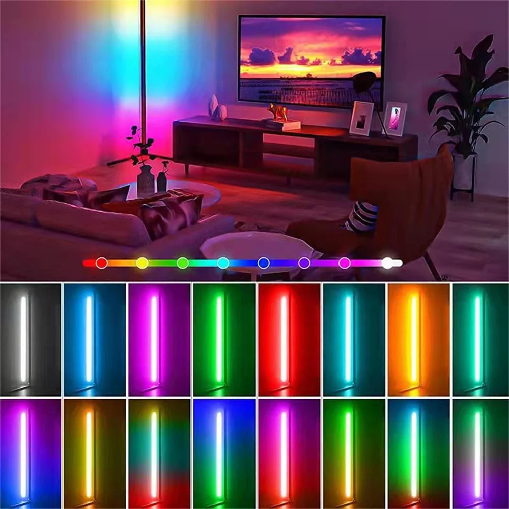 LED Mood Floor Lamp – App & Remote Control with Music Sync