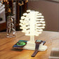 Spiral Tree LED Lamp with Wireless Charging & Colorful Lights